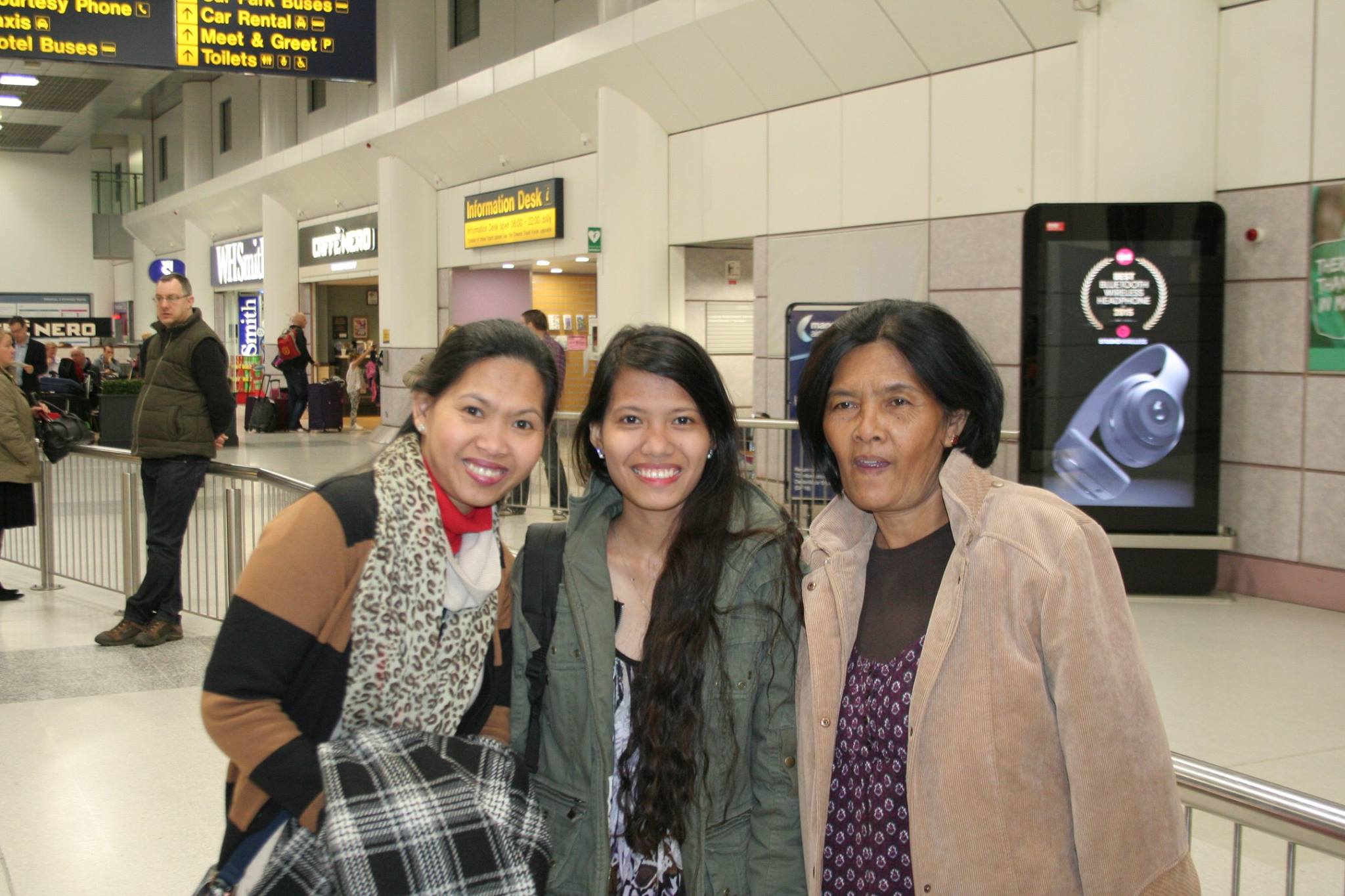 Arrival in Manchester Airport