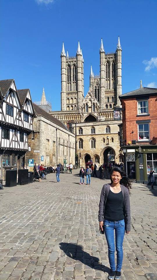 Outside view of the famous Lincoln Cathedral